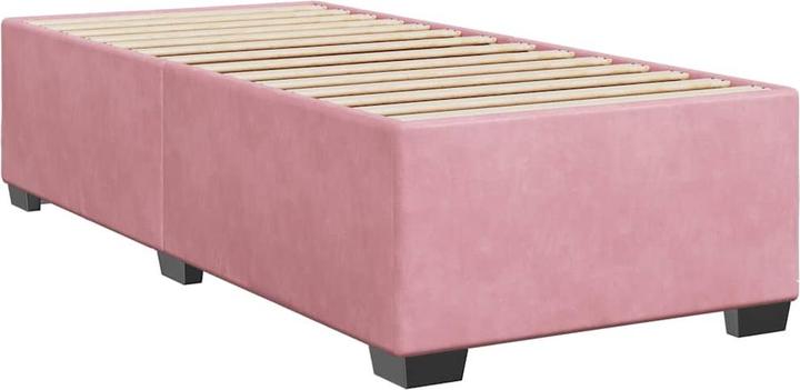Actual product image vidaXL Bo x spring bed with mattress 160 x 200 cm velvet (160 x 200 cm)