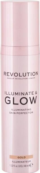 Actual product image Makeup Revolution Glow & Illuminate (Gold, Highlighter, 40 ml)
