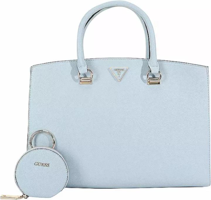 Guess Alexie, Synthetic Leather, Textile Bag, Pale Cloud, VG841607, For Wo