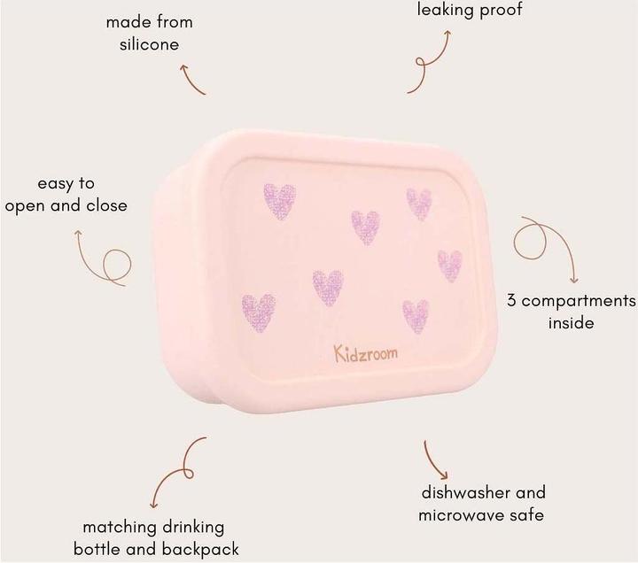Actual product image Kidzroom Lunchbox Schöne Lunchherzen