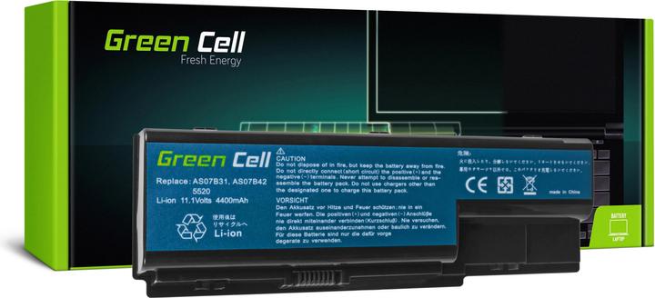 Image du produit GreenCell AC03 - Batterie - Acer - Aspire 7720 7535 6930 5920 5739 5720 5520 5315 5220 (6 cabines, 4400 mAh)