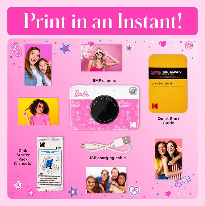 Actual product image Kodak Printomatic Barbie Camera 2 (1003296710)