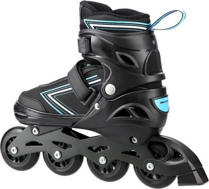 Immagine prodotto Nils Pattini a rotelle/Hockey Extreme NH11912 nero-blu - PU70 mm/82A (S 31-34) (33)