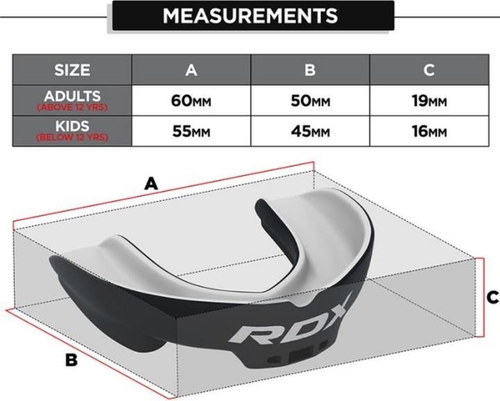 Produktbild Rdx Mundschutz Erwachsene (One Size)