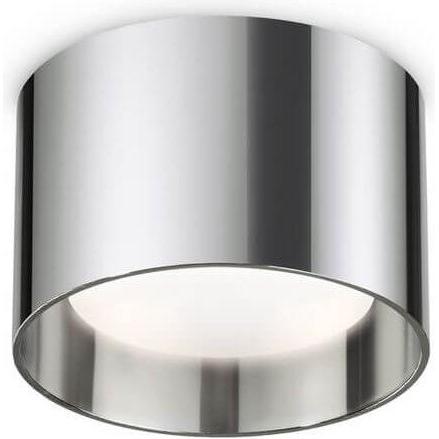 Ideal lux, Wandleuchte + Deckenleuchte, SPIKE GX53 Deckenleuchte ⌀100mm dimmbar Chrom warmweiss 310886 (910 lm, GX53)