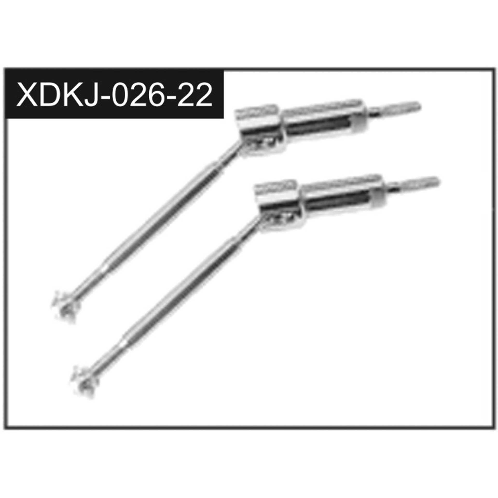 Absima Rear Dog Bones & Axles (2)