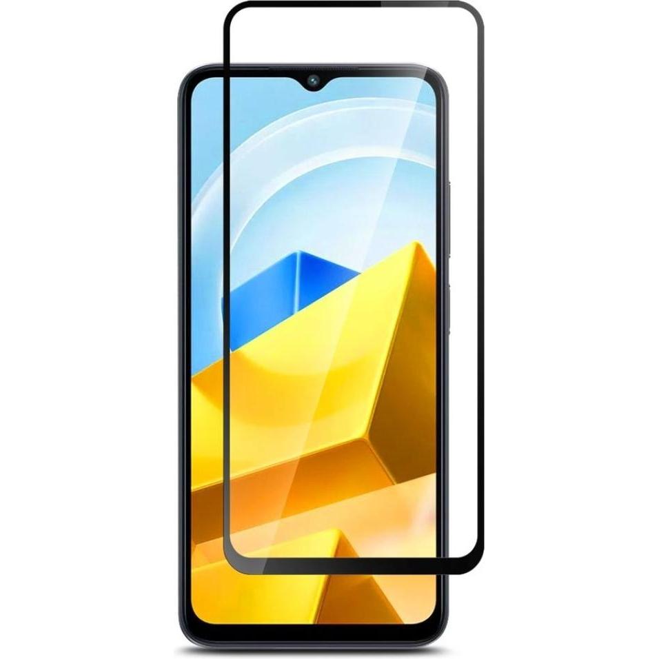 Thumbnail - Screenguard Xiaomi Poco M5 Full Screen Panzerglas Schutzfolie 2.5D 9H (1 Stück, Xiaomi Poco M5), Smartphone Schutzfolie,...
