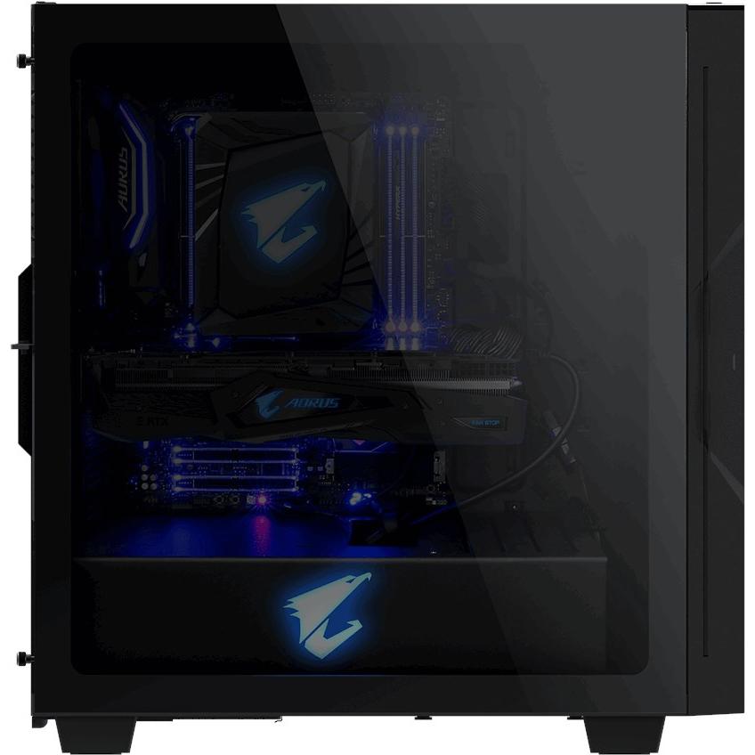 Thumbnail - Gigabyte GB-AC300G PC Case ATX/M-ATX/Mini-ITX (ATX, mATX, Mini-ITX), PC Gehäuse, Schwarz
