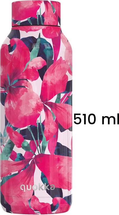 Image du produit Quokka Bouteille thermos en acier inoxydable Solid Pink Bloom 510ml (0.51 l)