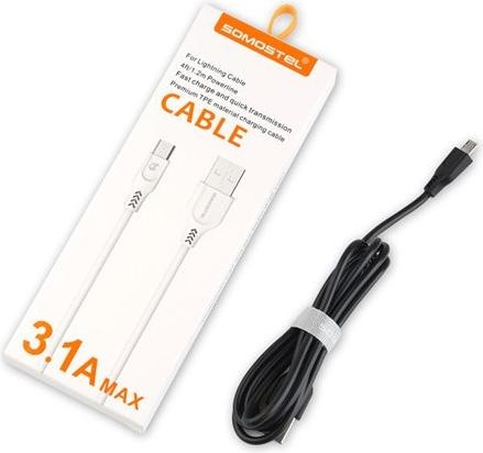 Produktbild Somostel SMS-BT01 USB Kabel 1 2 m USB C Micro-USB A Schwarz (2 m)