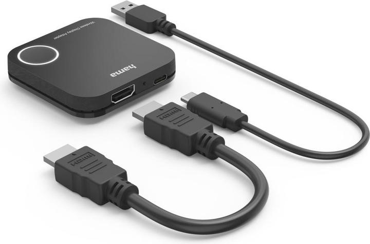 Productafbeelding Hama Wireless-Display-Adapter, HDMI™, Full-HD 1080p, inkl. Kabel (HDMI, USB Type-C)