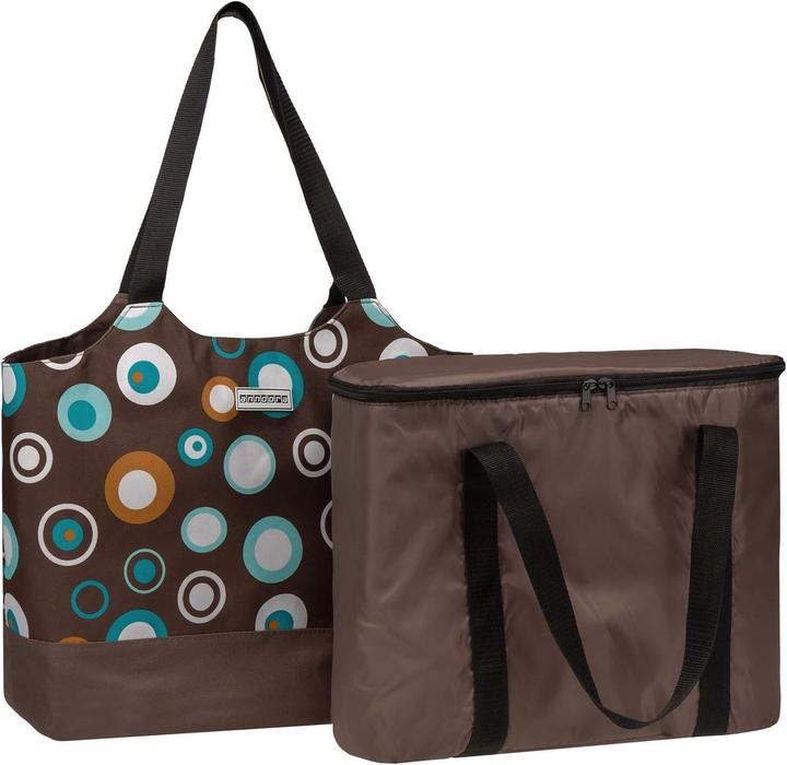 Actual product image Anndora 2-in-1 Einkaufstasche mit Isoliertasche