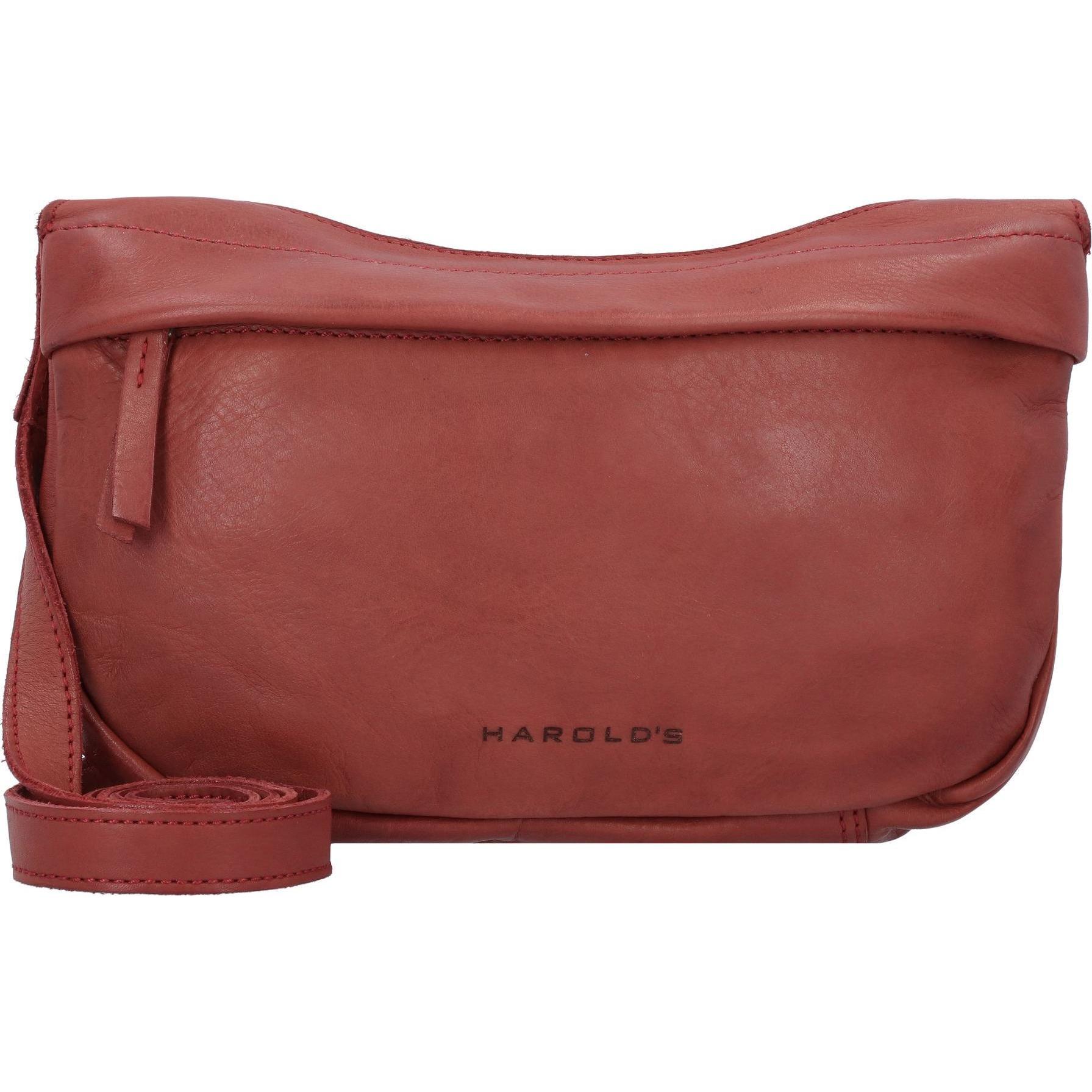 Harolds, Handtasche, SUBMARINE Umhängetasche Leder 28 cm, Rot