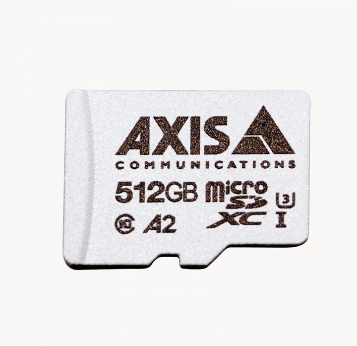 Productafbeelding Axis Geheugenkaart Surveillance 512 GB microSDXC 1 stuk (512 GB, microSDXC, SD, U3, UHS-I)