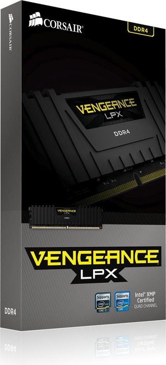 Productafbeelding Corsair Vengeance LPX (4 x 4GB, 2666 MHz, DDR4 RAM, DIMM 288 pin)
