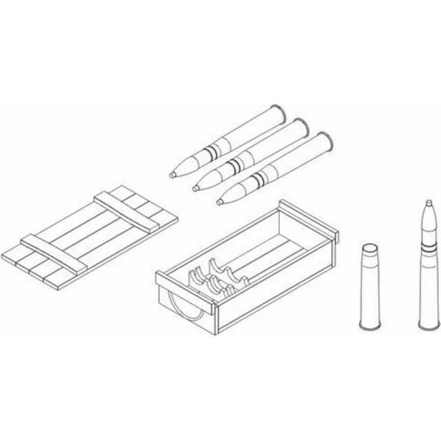 CMK Munni-Box + Munition, 75 mm KwK 40L43