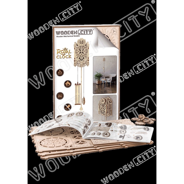 Actual product image WoodenCity Royal wall pendulum clock