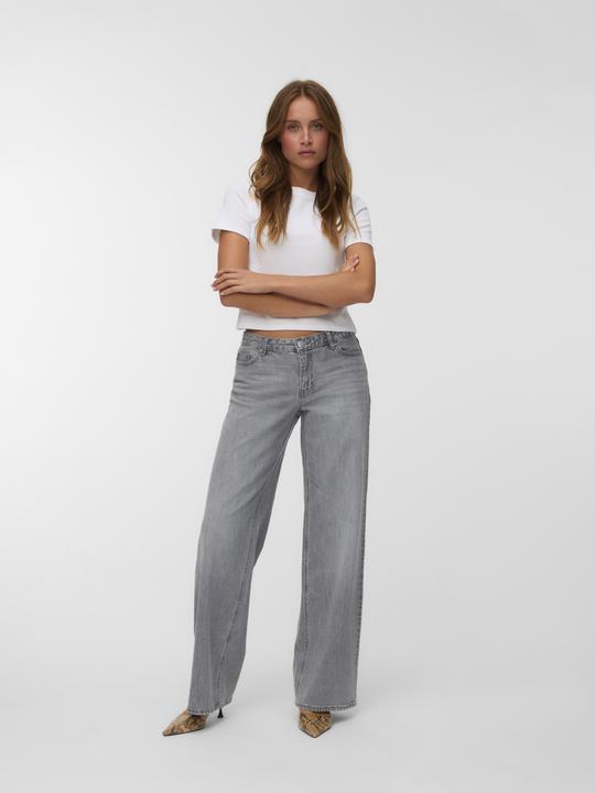 Immagine prodotto Vero Moda VMFAYE Niedrige Taille Weiter Beinschnitt Jeans Weit geschnitten (W29/L32)
