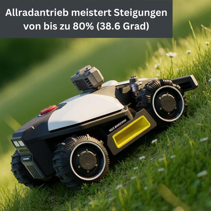 Actual product image Mammotion LUBA mini AWD 1500 LiDAR (1500 m², Without boundary wire)