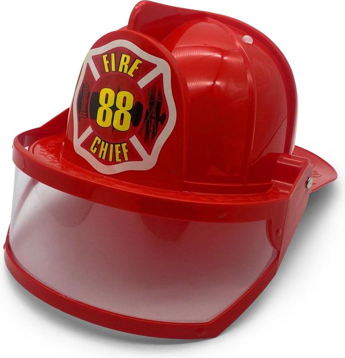 Image du produit Bestsaller Casque de pompier avec visière rouge