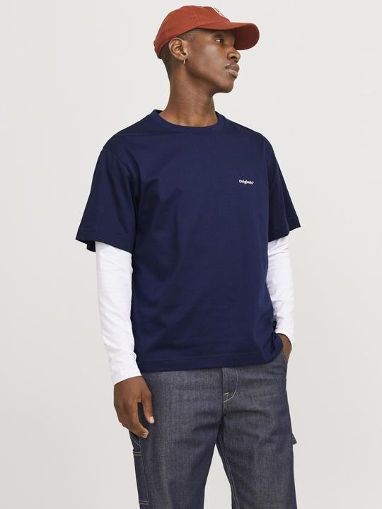 Actual product image Jack & Jones Jorparos Easter Sketch Tee Ss Crew N Ln (XL)