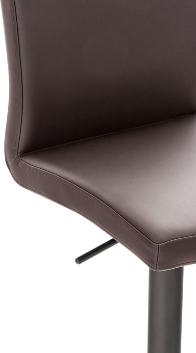 Actual product image CLP Bar stool Cadiz imitation leather black, brown