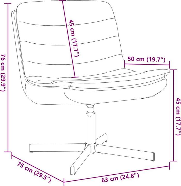 Produktbild vidaXL Drehstuhl
