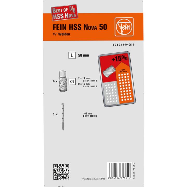 Produktbild Fein Kernbohrer-Set 63134999064 1 S (14 mm, 18 mm)