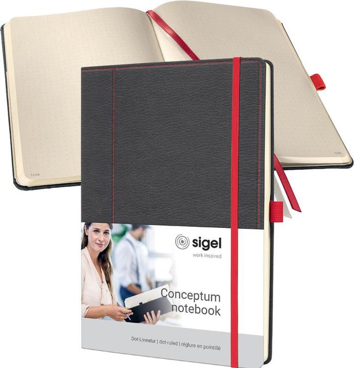 Actual product image Sigel Notebook Conceptum Hardcover - Design Casual (A4, Dotted, Hardcover)