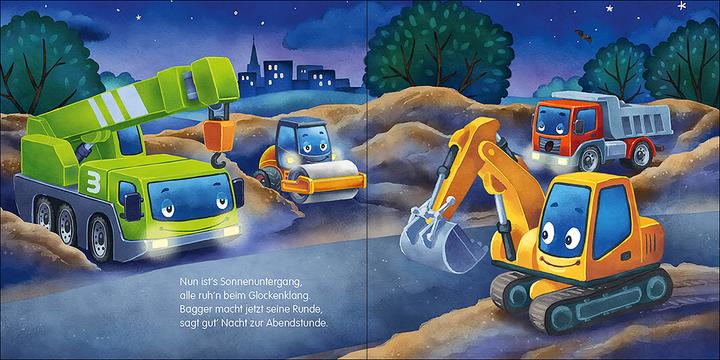 Produktbild Gute Nacht, kleiner Bagger! (Deutsch, Natalie Mendes, 2021)