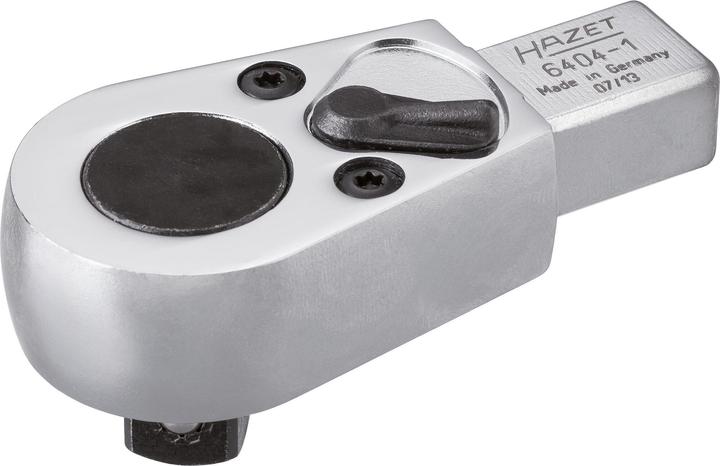 HAZET Attache mâle à cliquet réversible 6404-1 ∙ Carré femelle 14 x 18 mm ∙ Carré massif 12,5 mm (1… (1/2")