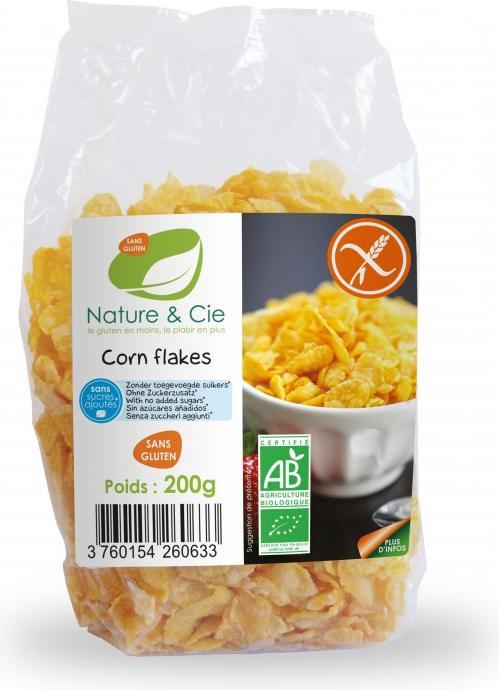 Image du produit Nature et Cie corn flakes nature sans gluten bio (200 g)