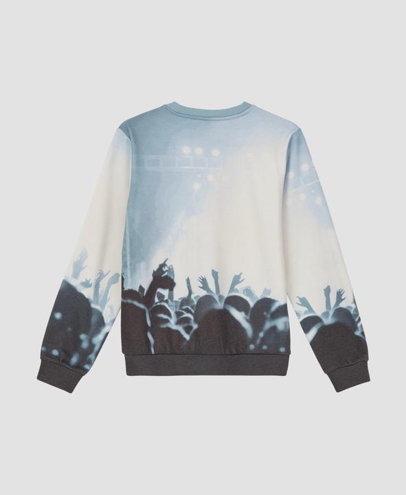 Produktbild s.Oliver Sweatshirt Sweatshirt aus Baumwollmix mit All-over-Print (146, 152)