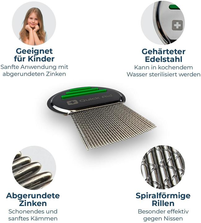 Actual product image Quick Aid Lice and nit comb