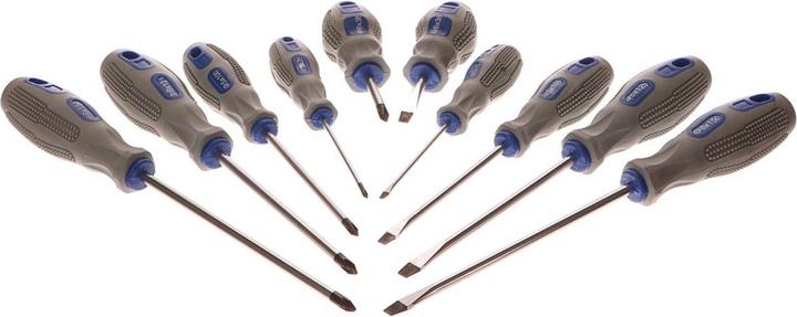 Actual product image GEKO Screwdriver set, 10 pieces, blue-grey (Cross recess)