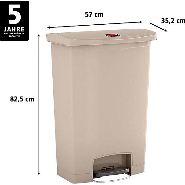 Produktbild Rubbermaid Tretabfallsammler fahrbar (90 l)