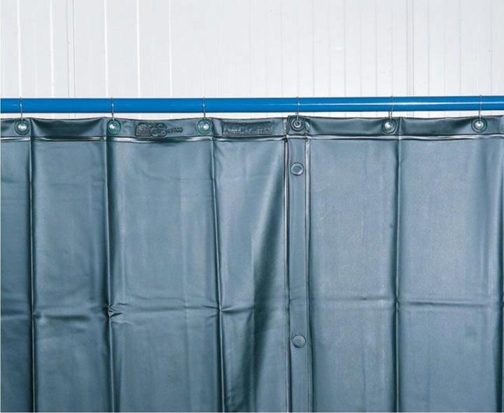 Elmag Schweisserschutzvorhang dunkelgrün