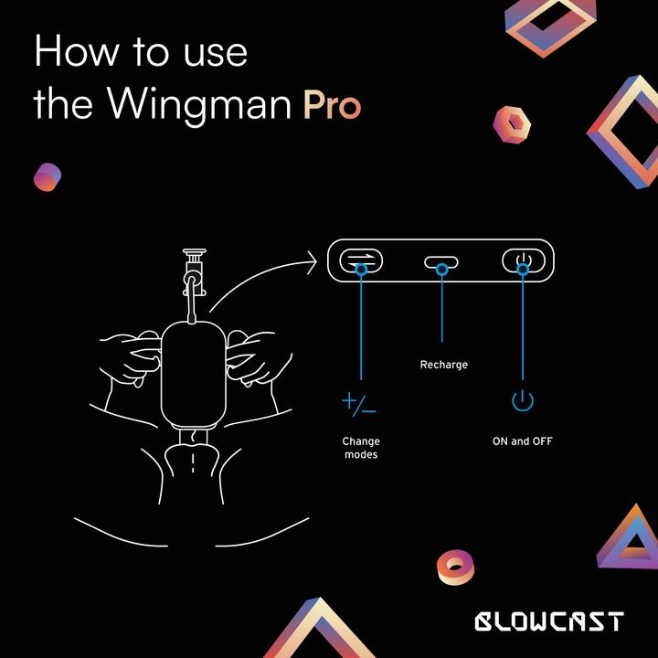 Actual product image Blowcast Wingman Pro