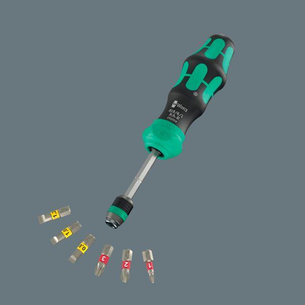 Produktbild Wera Kraftform Kompakt 20 RA-R mit Tasche (Pozidriv-Kreuzschlitz (PZ), Pin-torx, Schlitz)