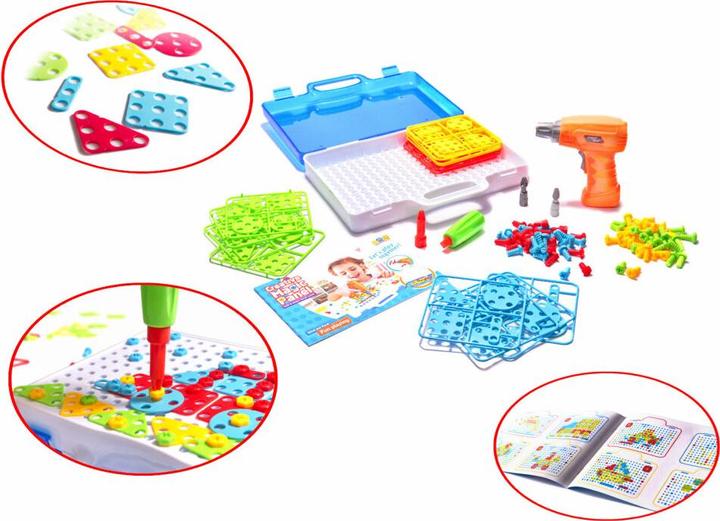 Produktbild Ikonka Kontext Hölz Bildungs Blöcke für Kinder, Arcade Spielzeug das beim Lernen hilft