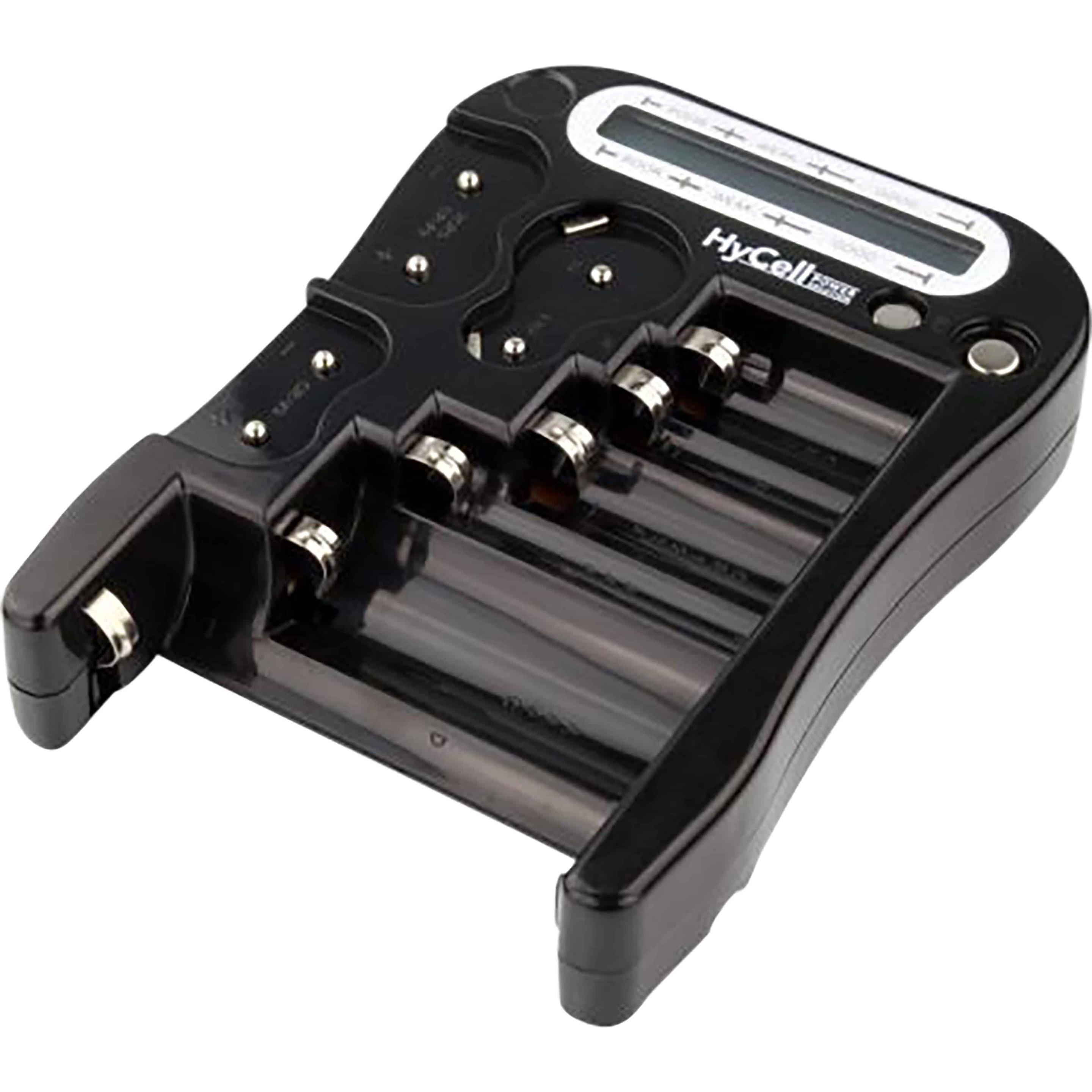 HyCell Tester di batterie LCD con zoom, Accessori pile + batterie, Nero