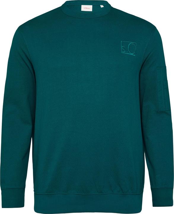Actual product image S.Oliver Sweatshirt Relaxed-Fit-Sweatshirt mit Ärmeltasche (XXL)