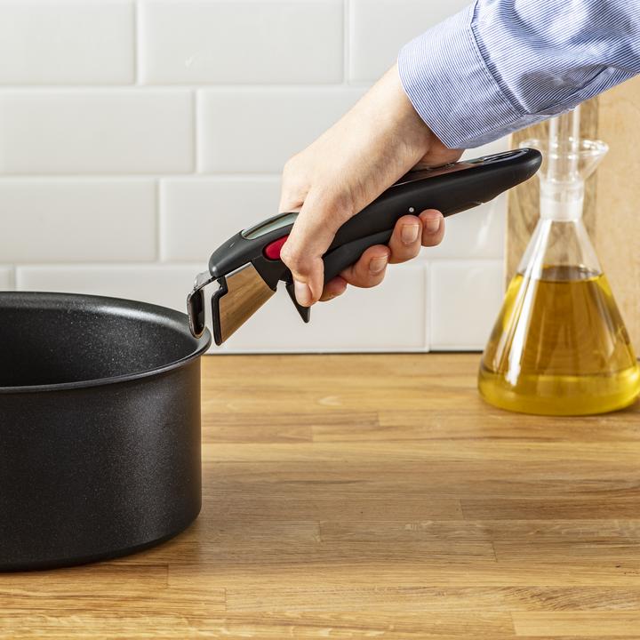 Immagine prodotto Tefal Manico Ingenio Premium con intarsio in acciaio inox (18.30 cm, Metallo, Materiale sintetico)