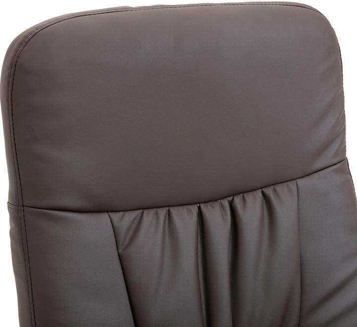 Produktbild Homcom Relaxsessel Metall, Kunstleder Braun