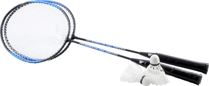 Produktbild Angel Sports Badminton-Set – 2 Federbälle und 2 Schläger