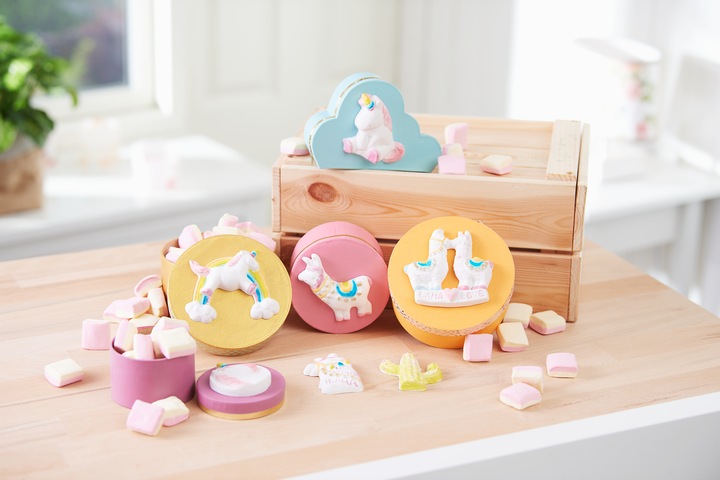 Produktbild VBS Pappschachtelsatz "Rund", 3er-Set, Ø12/10/8cm