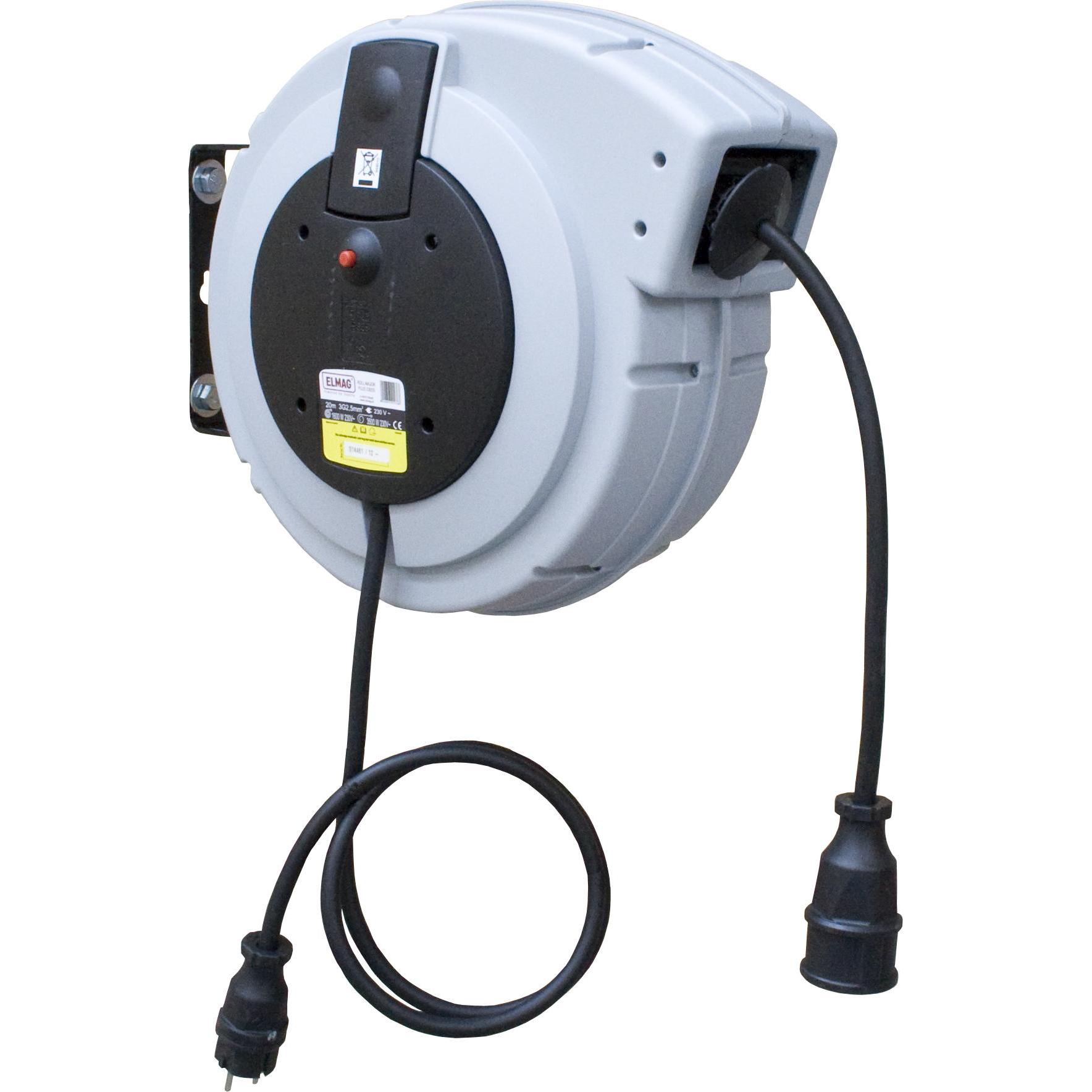 Elmag, Kabelrolle, Autom. Kabelaufroller H07RN-F (20 m, 7.50 mm²)