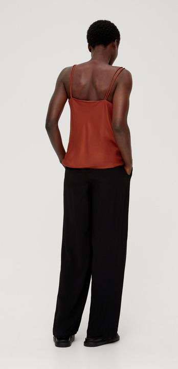 Immagine prodotto s.Oliver Bluse Satin-Top aus Viskose (40)