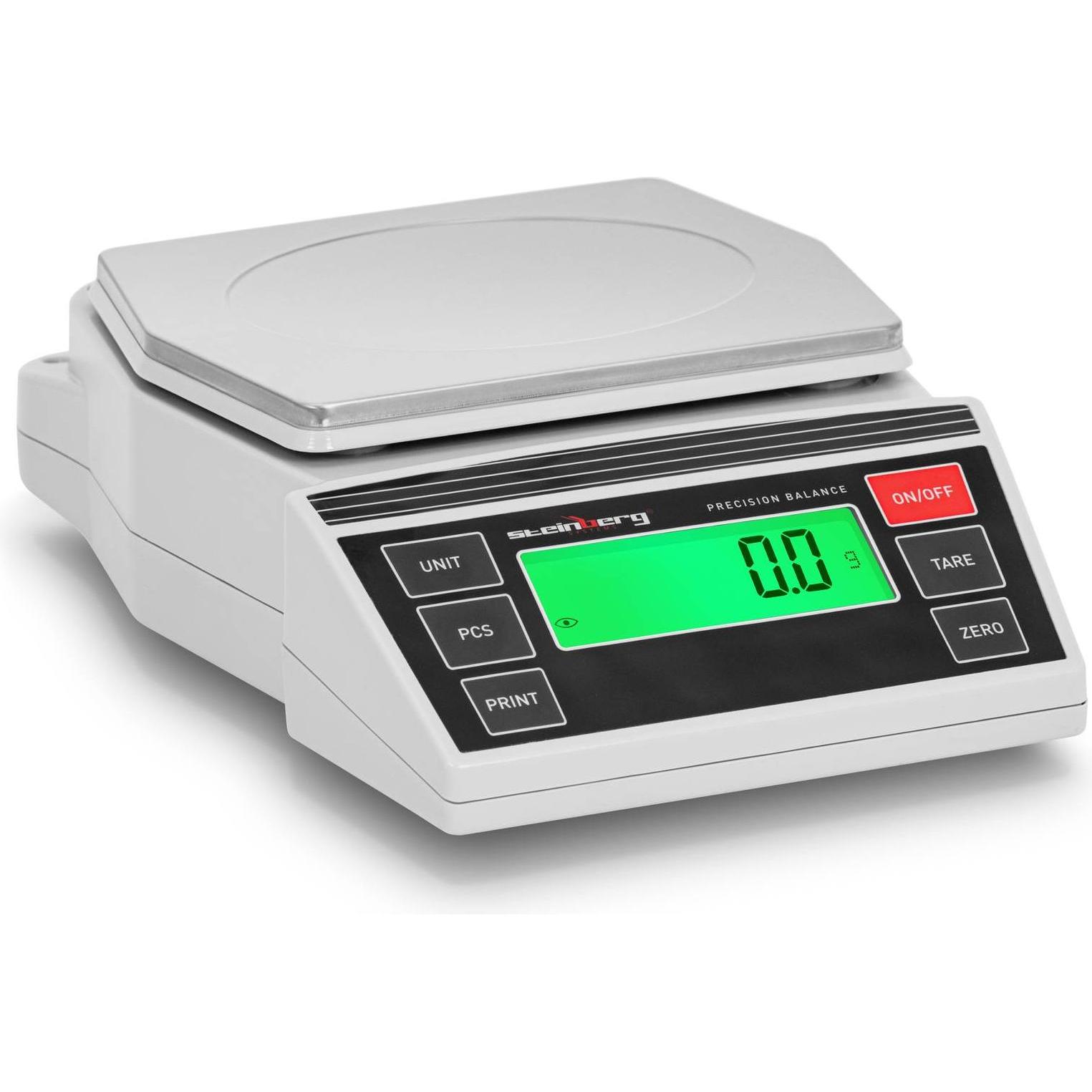 Steinberg, Feinwaage, Digitale Präzisionswaage Feinwaage 2 g - 20 kg Genauigkeit 0,1 g 196 x 160 mm