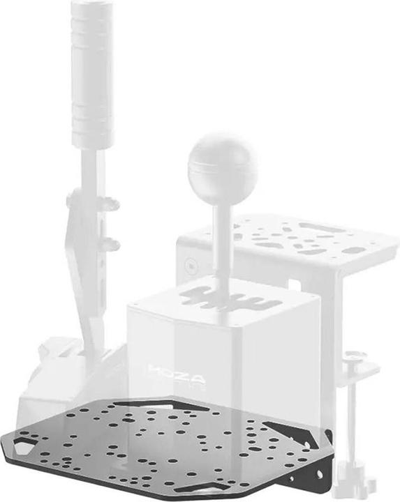 Actual product image Moza Universal Mounting Plate, für Schalter und Handbremse - schwarz (PC)